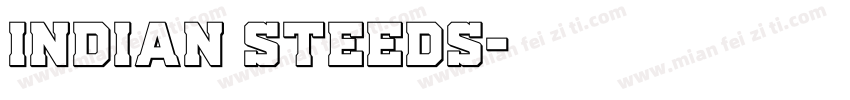 Indian Steeds字体转换